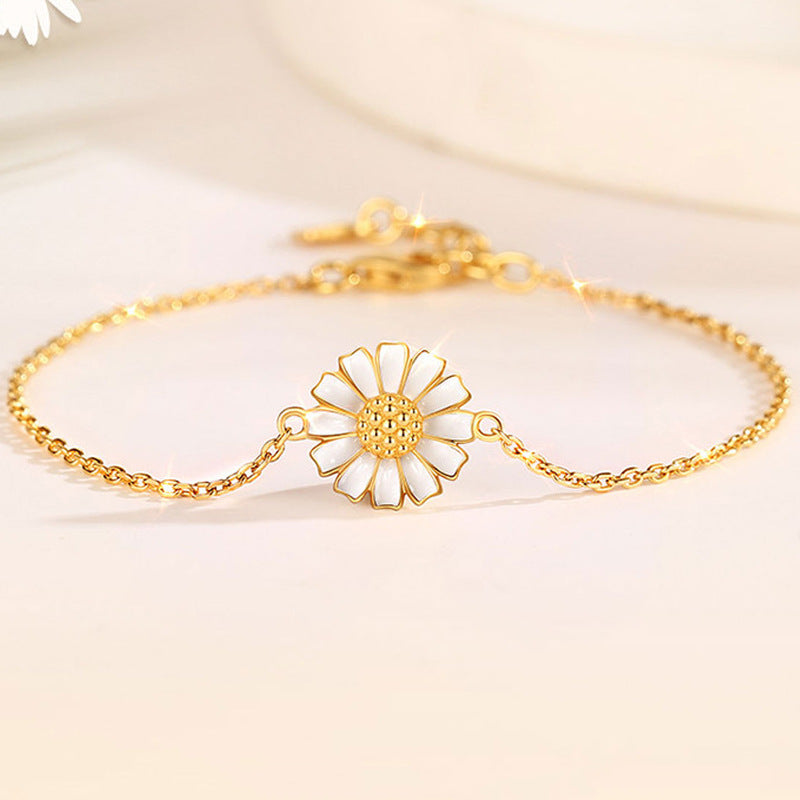 14K gold daisies vintage class ring earrings Necklace bracelet