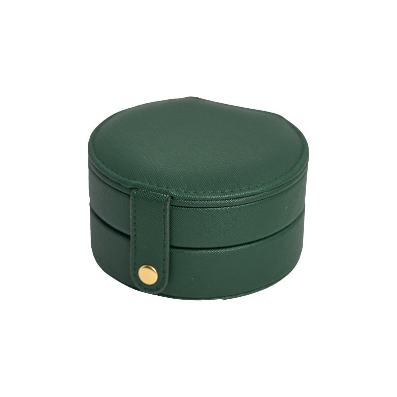 Button Half Round Jewelry Box