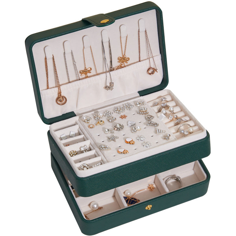 Three layer large capacity jewelry sorting box