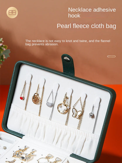 Portable PU minimalist jewelry box