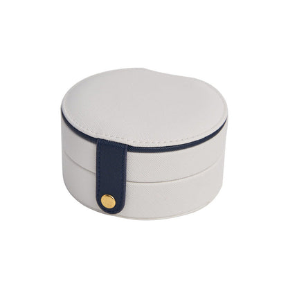 Button Half Round Jewelry Box