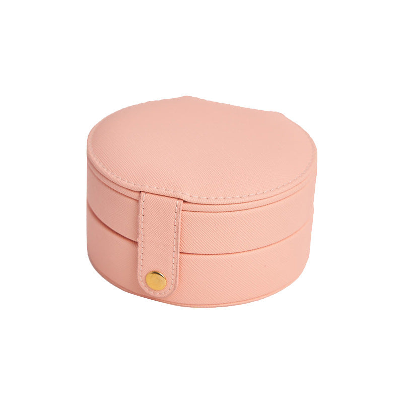 Button Half Round Jewelry Box