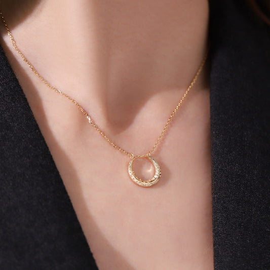 14K Gold Geometric Necklace