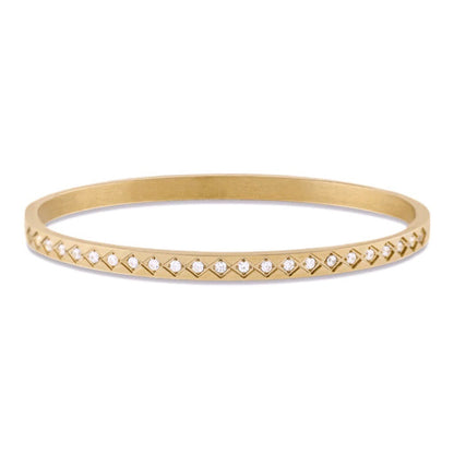 14K Gold Diamond Multi Overlap Bracelet