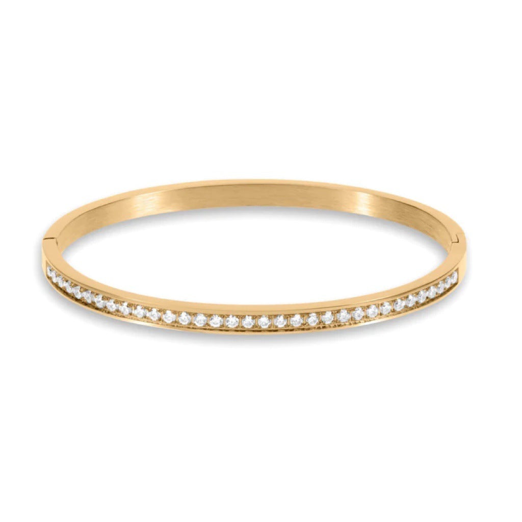 14K Gold Diamond Multi Overlap Bracelet